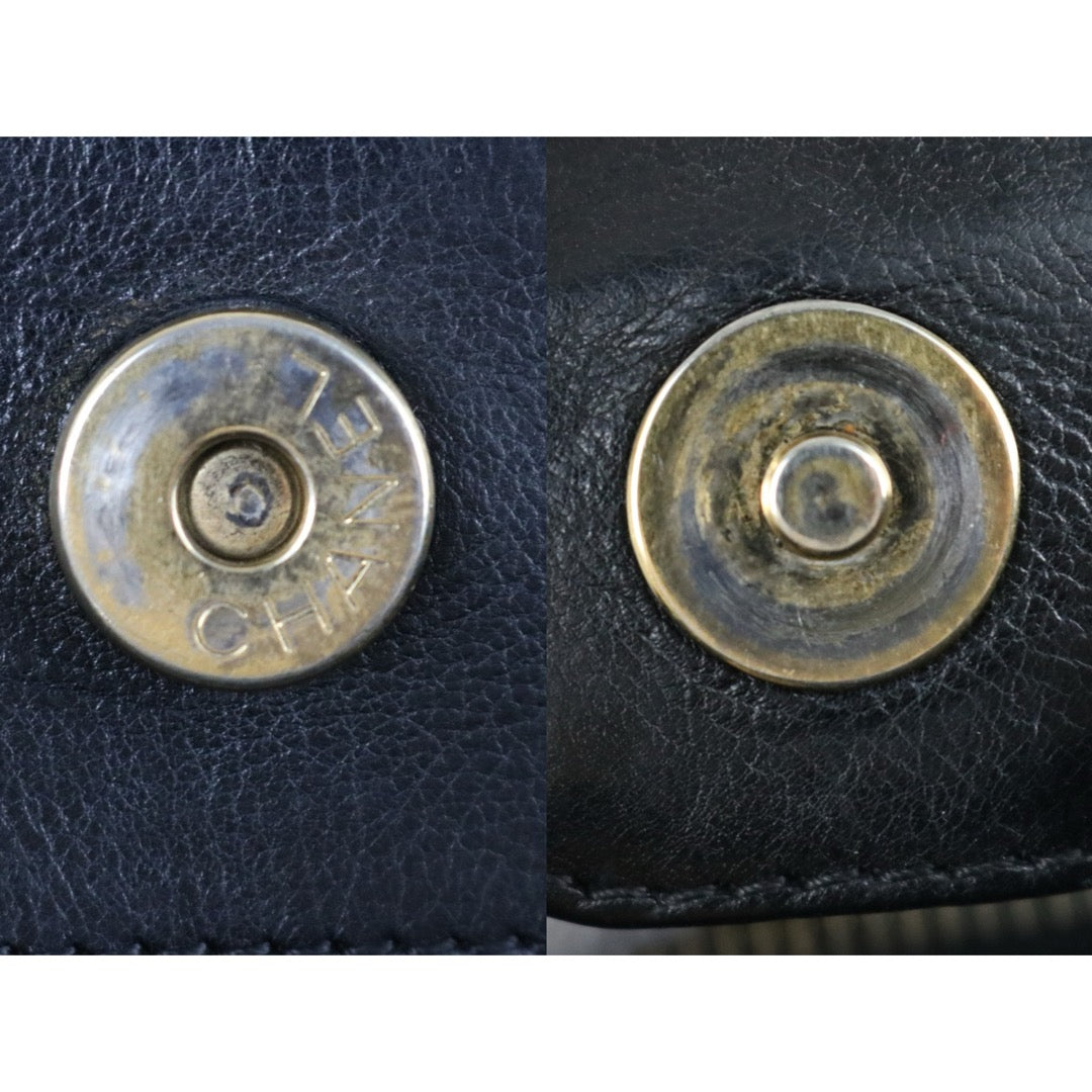 Good ( Rank AB) ｜ CHANEL  Coco Mark Calf Leather Matrasse Chain ToteBag  Made In 2012～2013Year ｜S26030814