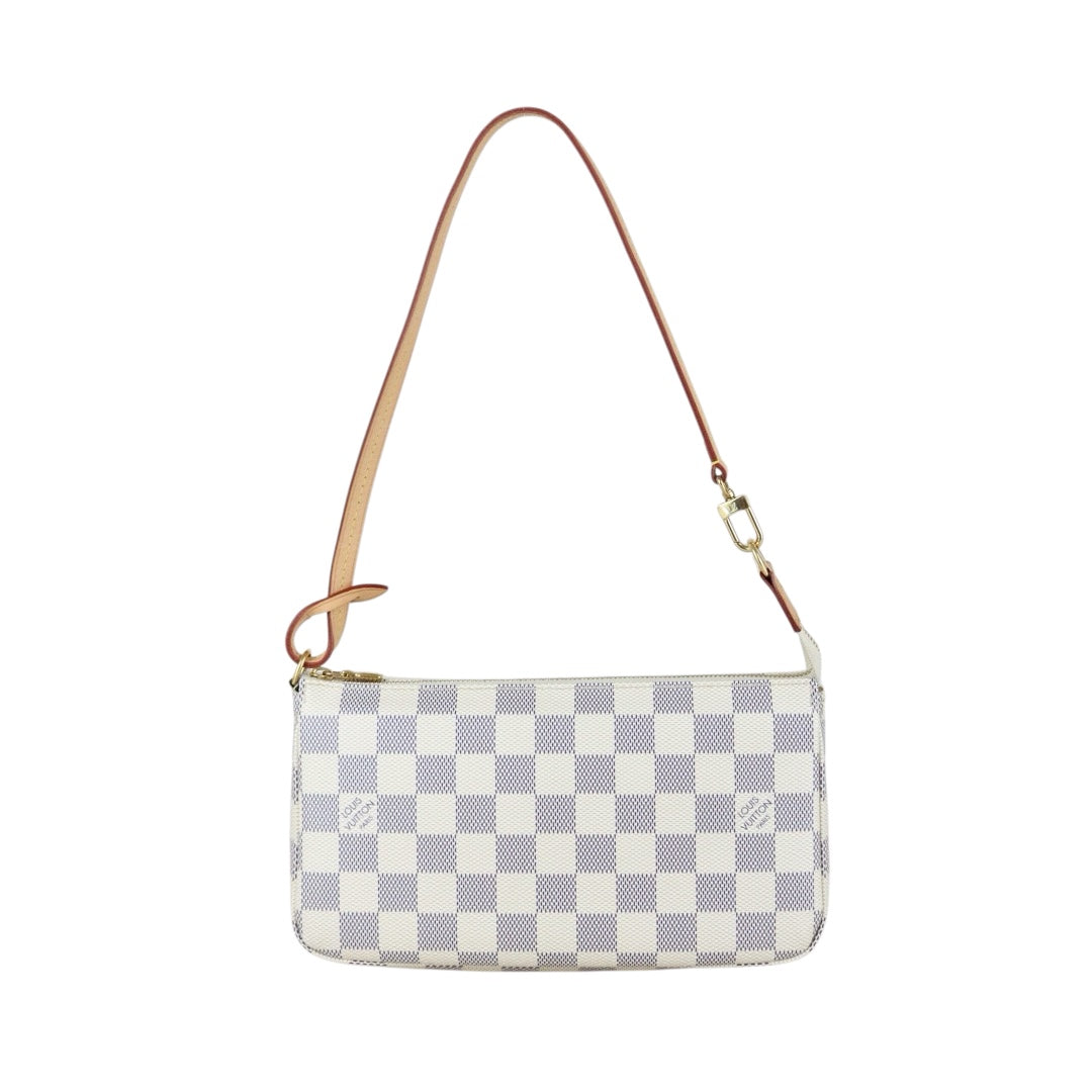 Very Good ( Rank A)｜LV Damier Azur Pochette Accessoires Current Model IC Chips Model｜X25081506