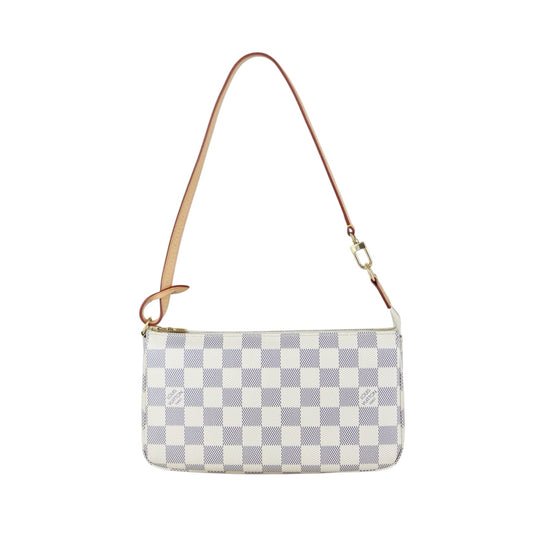 Very Good ( Rank A)｜LV Damier Azur Pochette Accessoires Current Model IC Chips Model｜X25081506