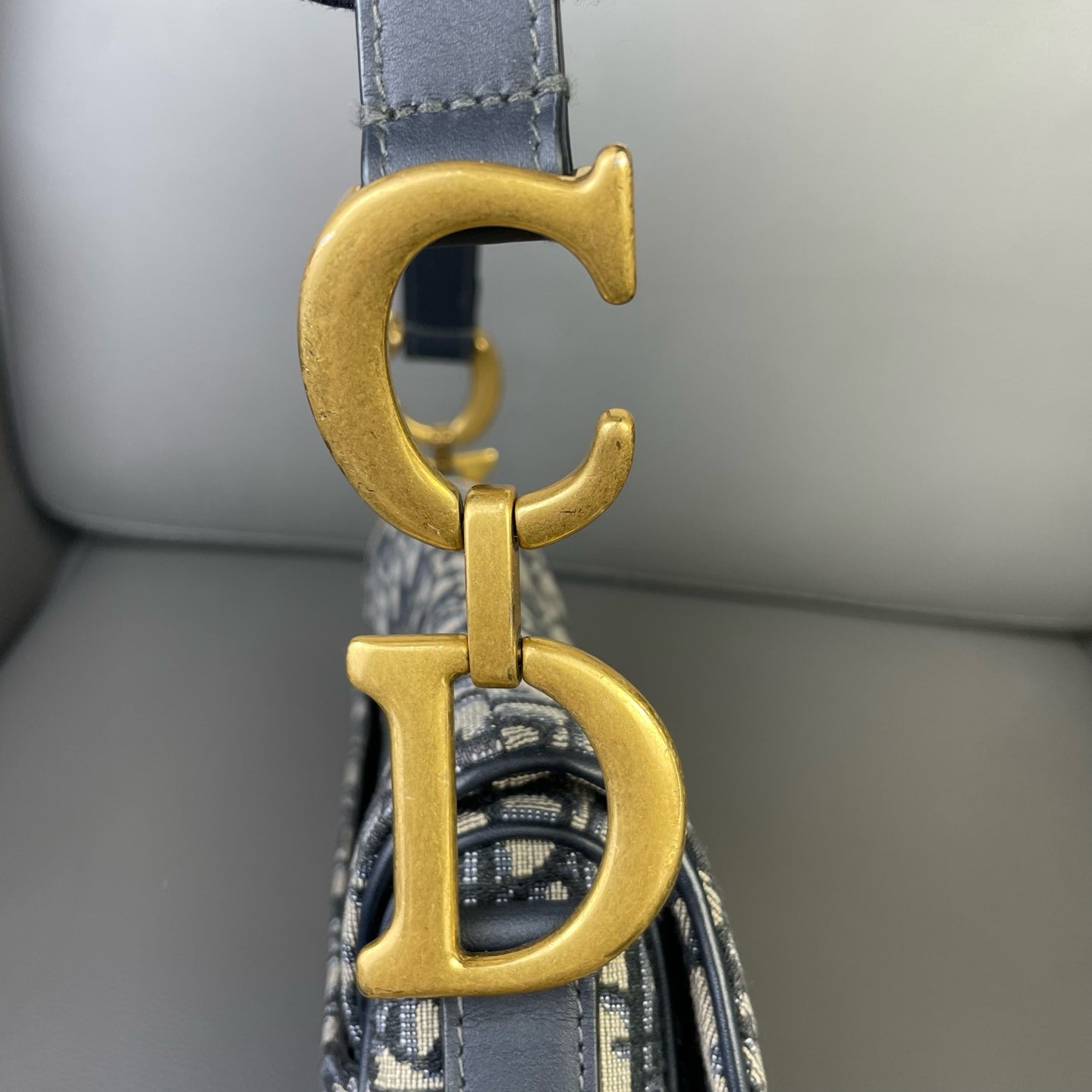 Very Good ( Rank A)｜Dior Trotter Saddle Shoulder Bag Medium