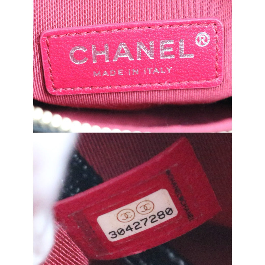 Include Entrupy Certificate of Authenticity｜Very Good ( Rank A) ｜CHANEL PM Gabrielle Calf Leather Shoulder Bag Black Made In 2020-2021Year｜S26051511