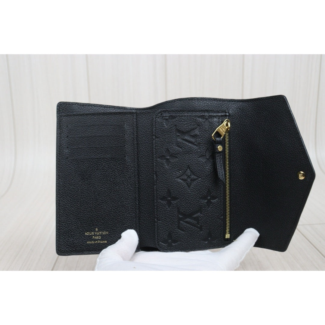 Very Good ( Rank A)｜  LV Monogram Skin Calf Black Wallet ｜25100702