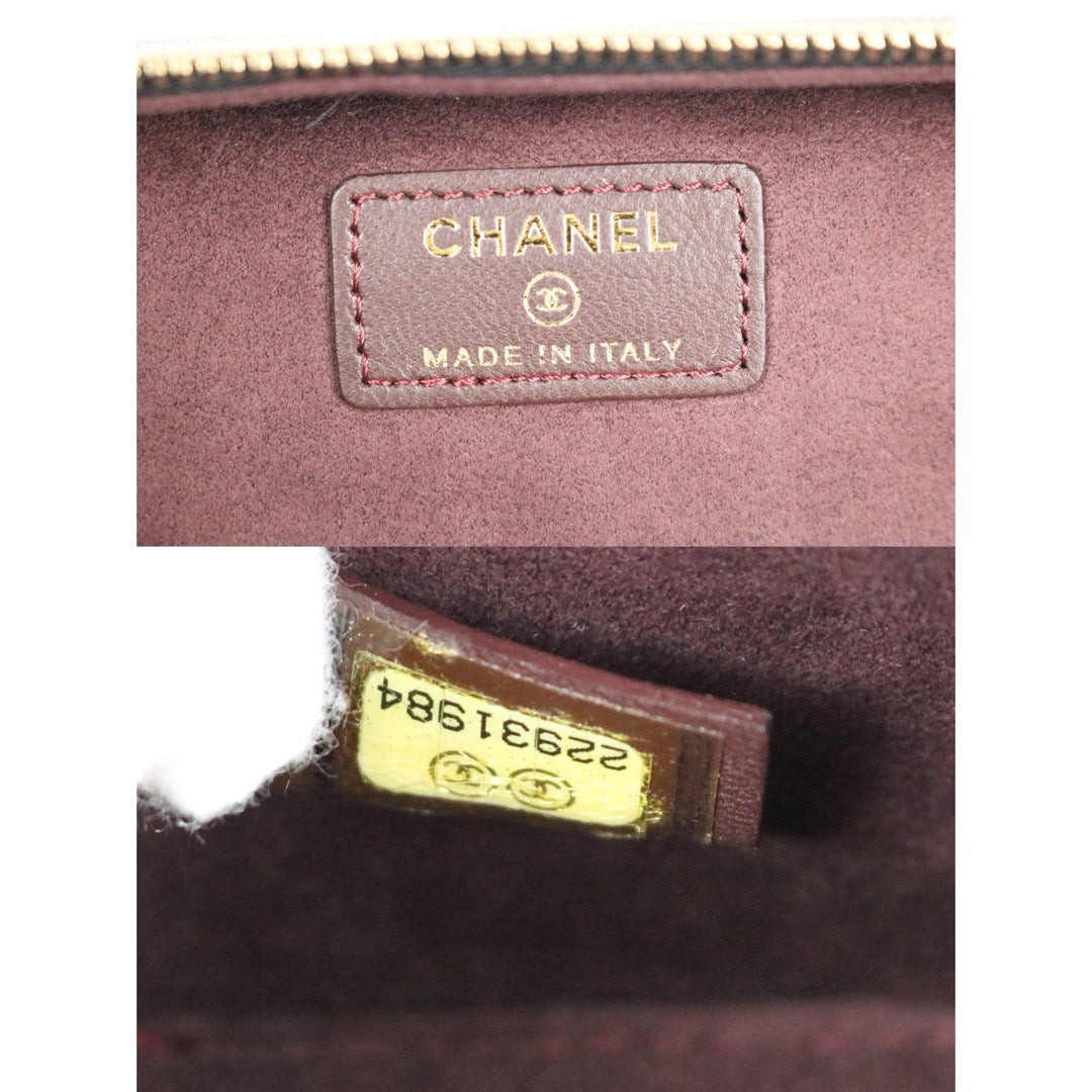 Very Good ( Rank A) ｜ CHANEL Lamb Skin Vanity  Made In 2017 Year ｜X25081814
