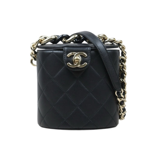 Excellent（Rank SA）｜ CHANEL Matrasse Lamb Skin Vanity Shoulder Bag ｜P24122009