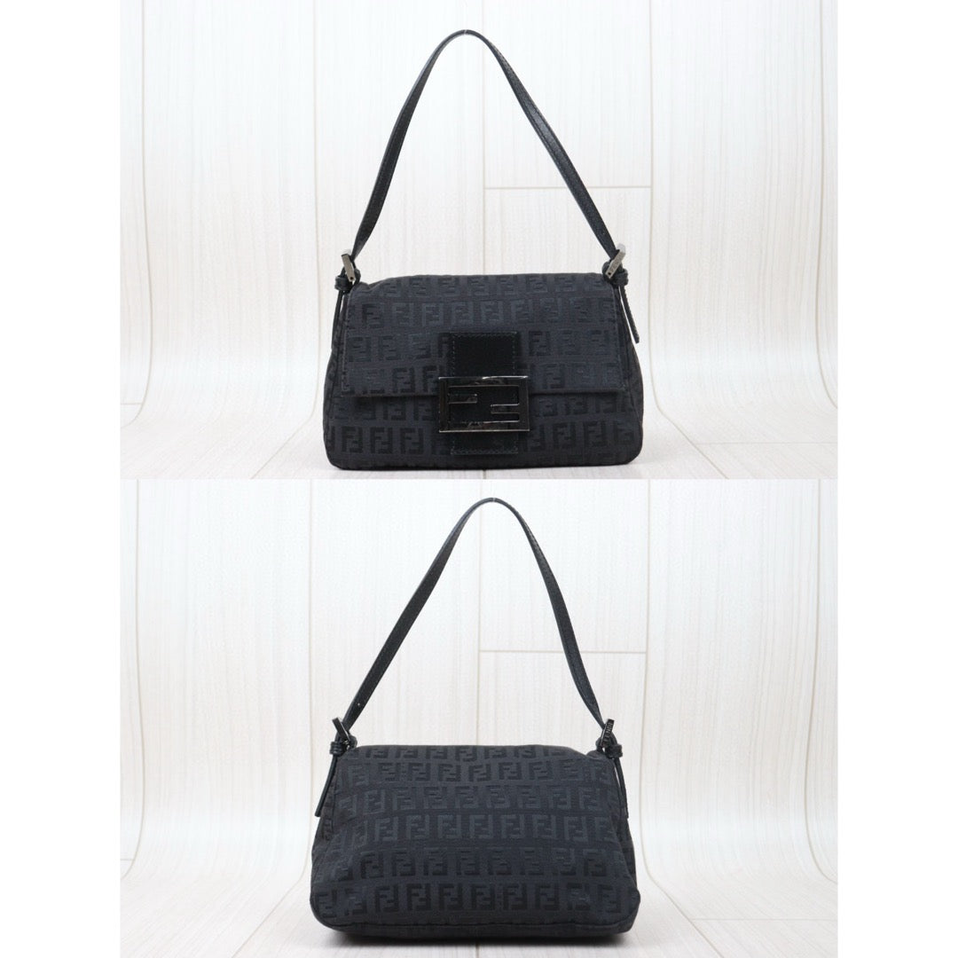 Good ( Rank AB)｜ FENDI Mamma Shoulder Bag Black ｜V24110745