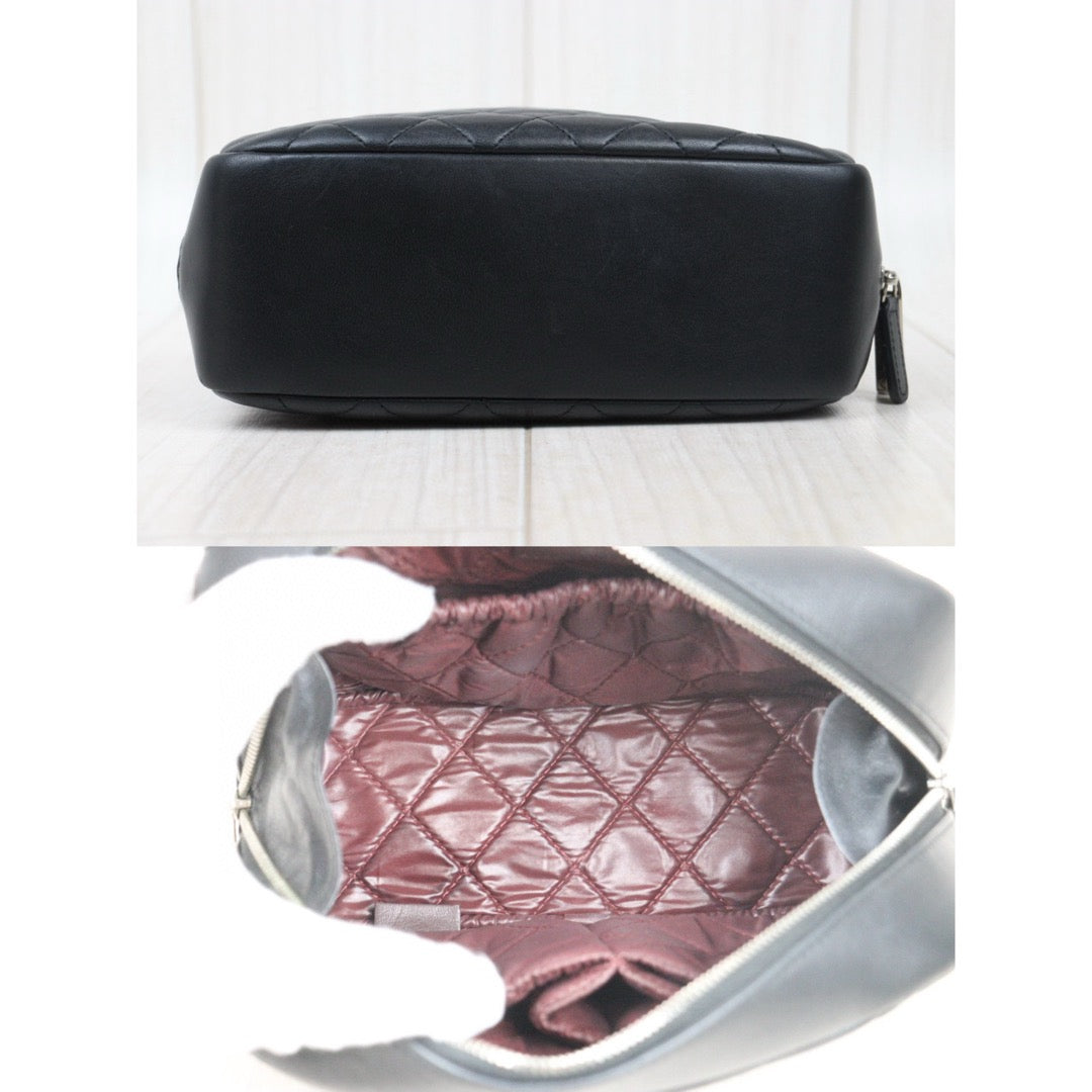 Good ( Rank AB)｜ CHANEL  Lamb Skin Vanity Handbag  Made In 2016～2017Year ｜24112601