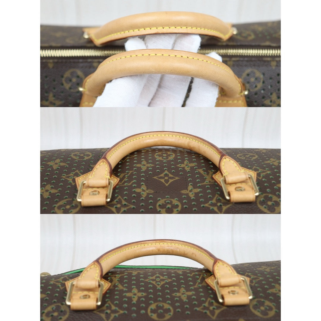 Good ( Rank AB) ｜ LV Monogram Hollow Design  Speedy 30 Hand Bag Green Limited edition｜25051902