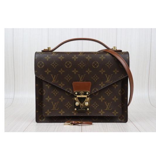 Rank AB｜ LV Monogram Monceau28 Shoulder Bag ｜24012304
