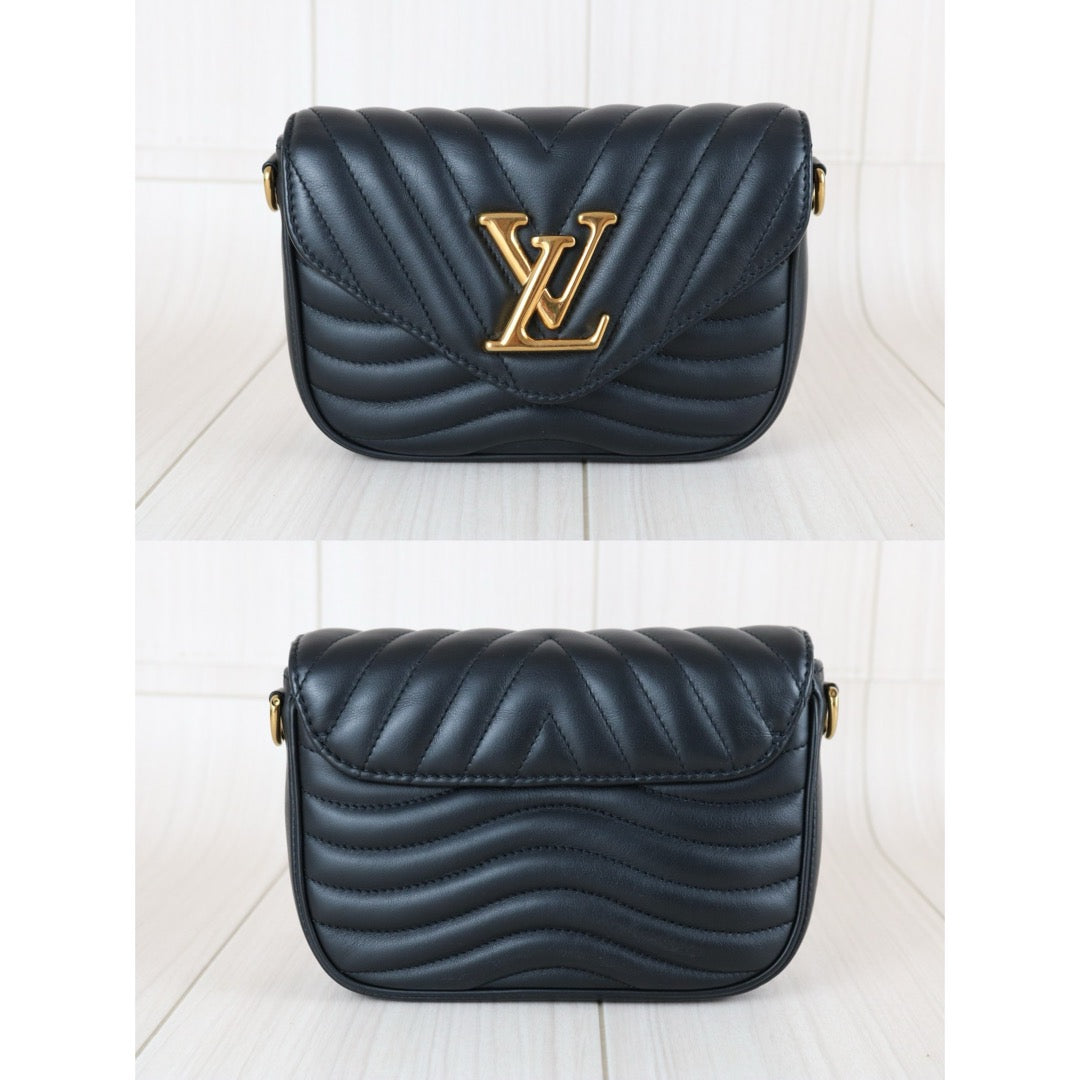 Very Good ( Rank A)｜ LV Calf Leather  New Wave Multi Pochette  Black ｜S25072101