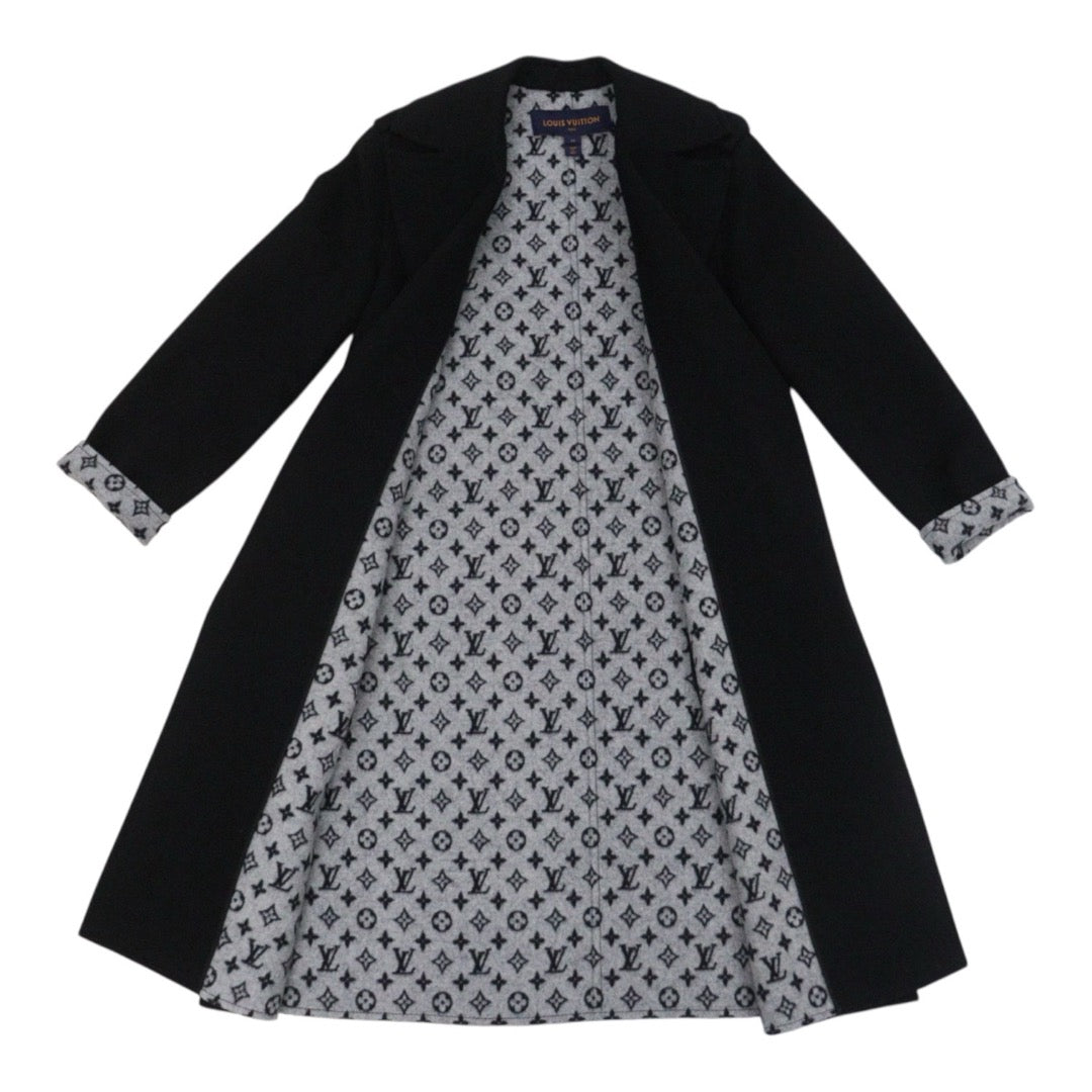 Very Good ( Rank A) ｜ LV Wool Black Coat 34 Size ｜W25102104