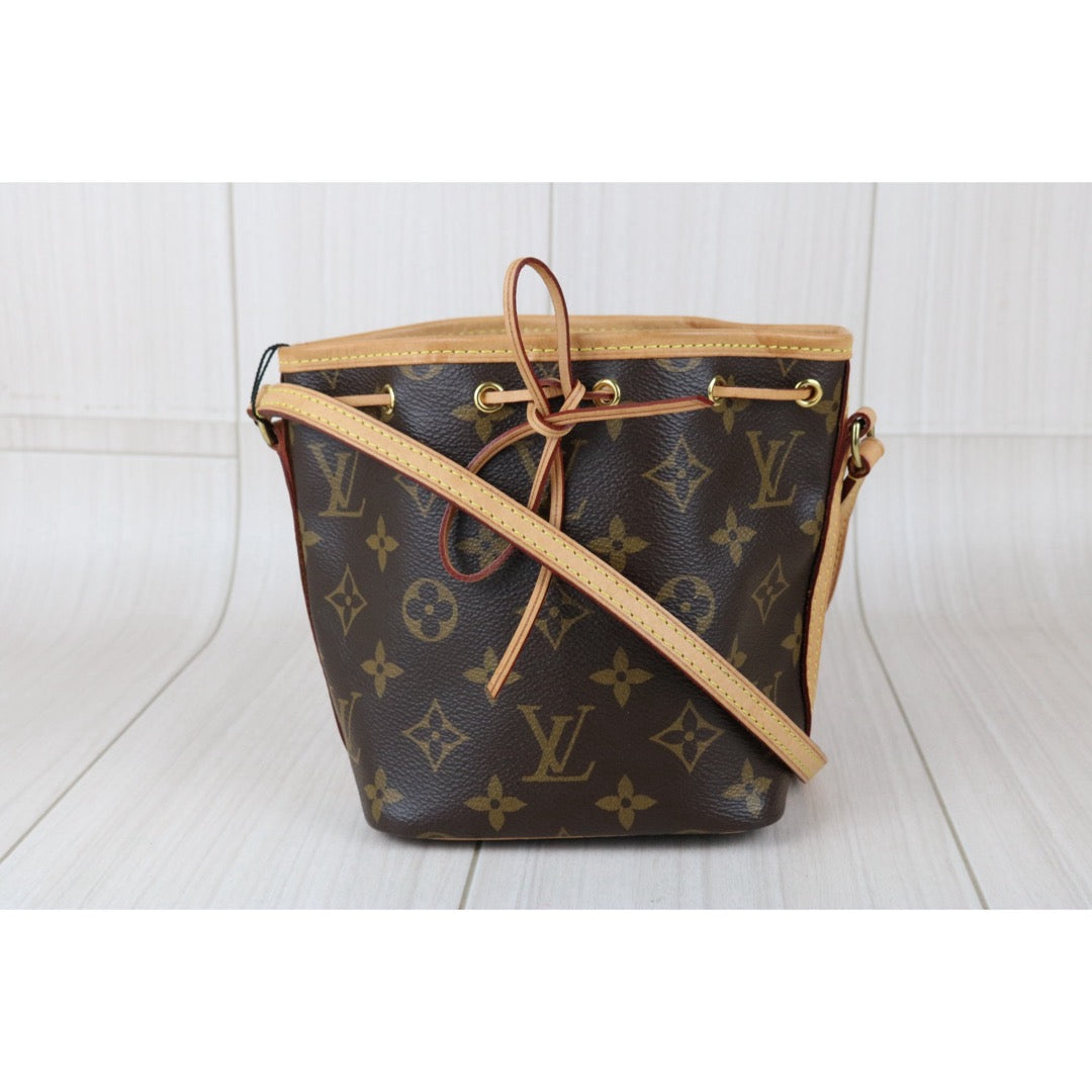Include Entrupy Certificate of Authenticity｜Good ( Rank AB)｜ Louis Vuitton Monogram  Nano Noe  Shoulder Bag IC Chips Model｜X26042004