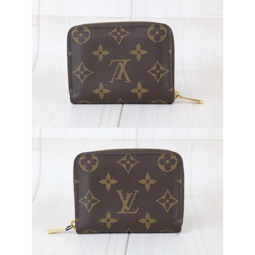 Include Entrupy Certificate of Authenticity｜Very Good ( Rank A)｜Louis Vuitton Monogram Zippy Coin Purse Wallet｜X26051713