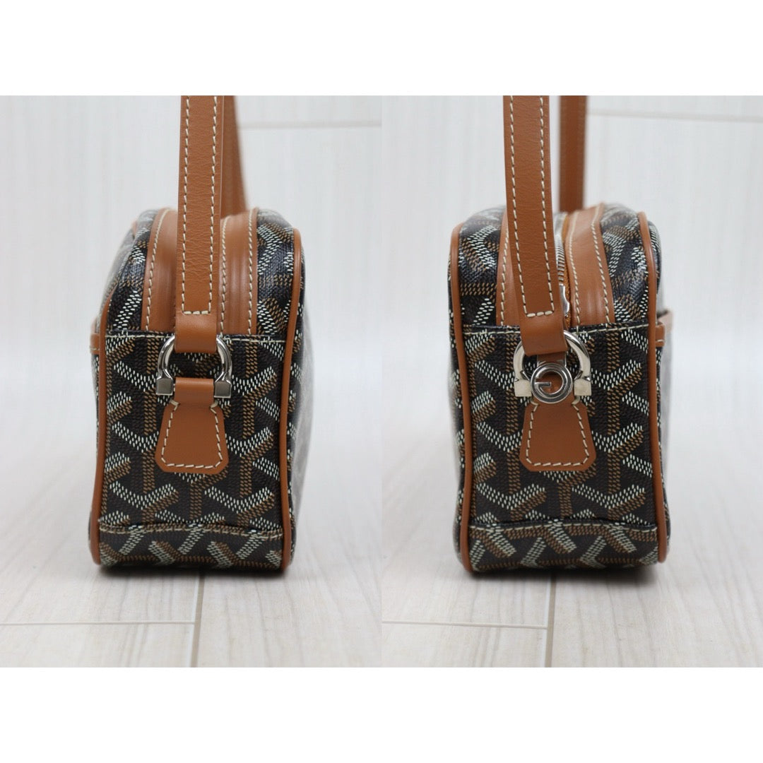 Very Good ( Rank A) ｜ Goyard Cap Vert Shoulder Bag Brown｜S25110310