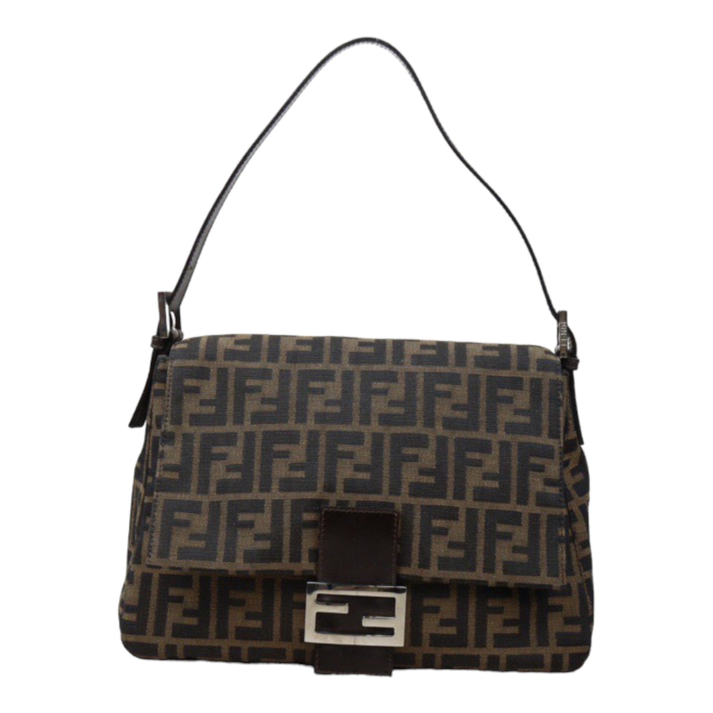 Rank A｜ FENDI Zucca Mamma Baguette Shoulder Bag ｜24061212