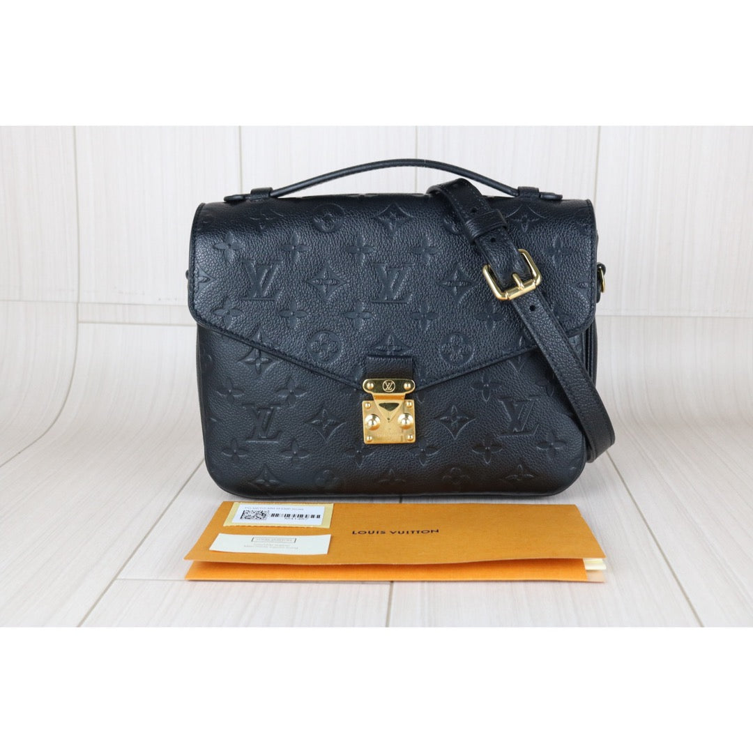 Very Good ( Rank A)｜LV Monogram Pichette Metis ShoulderBag Black｜S25101606