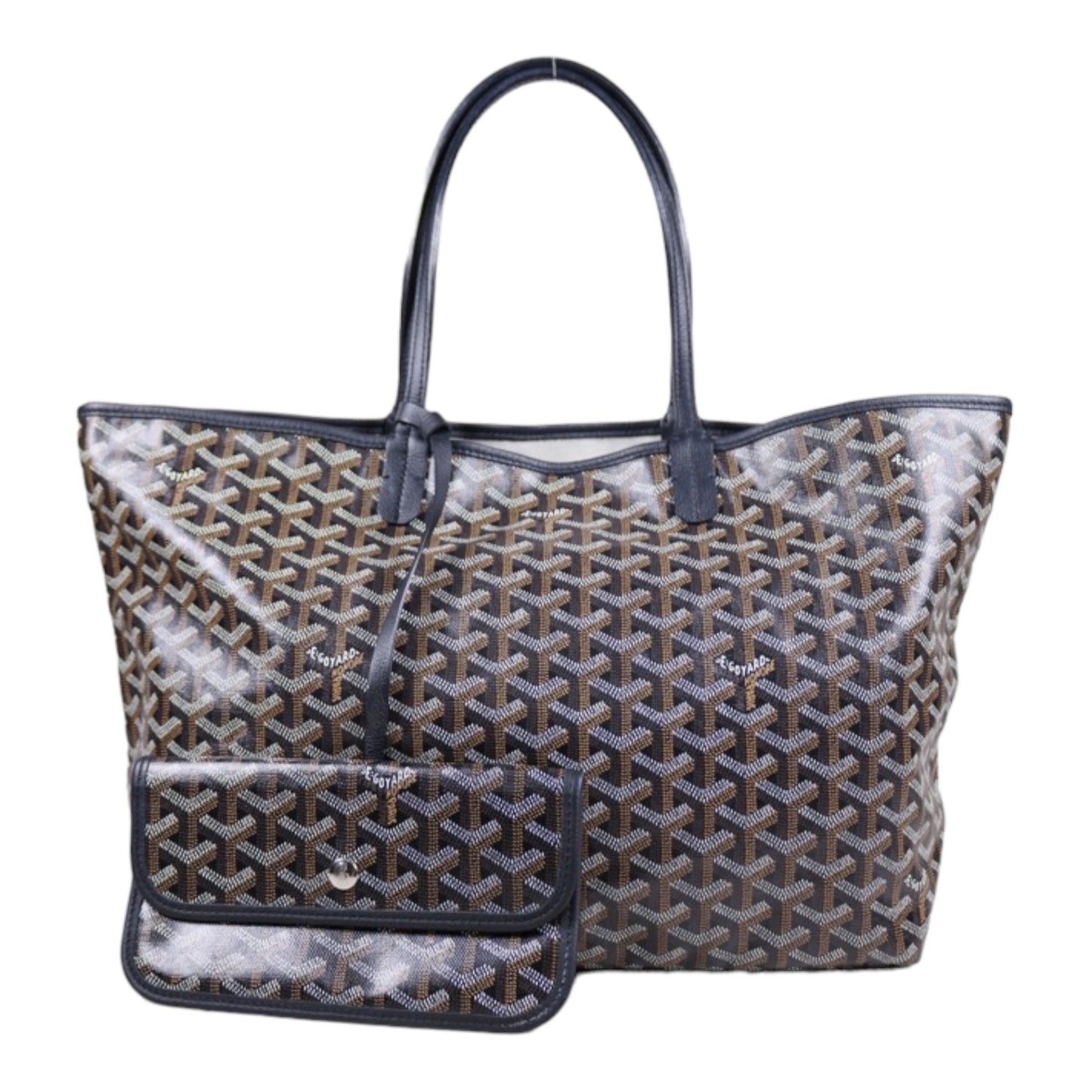 Rank A ｜ Goyard Saint-Louis PM Tote Bag Black｜S24030402