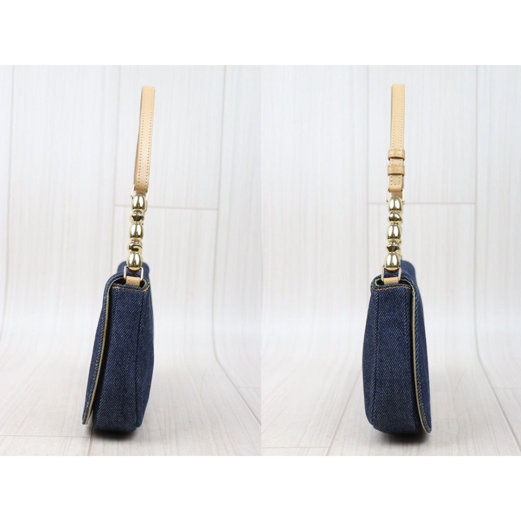 Rank A ｜  Dior Denim  Shoulder Bag ｜S24061723