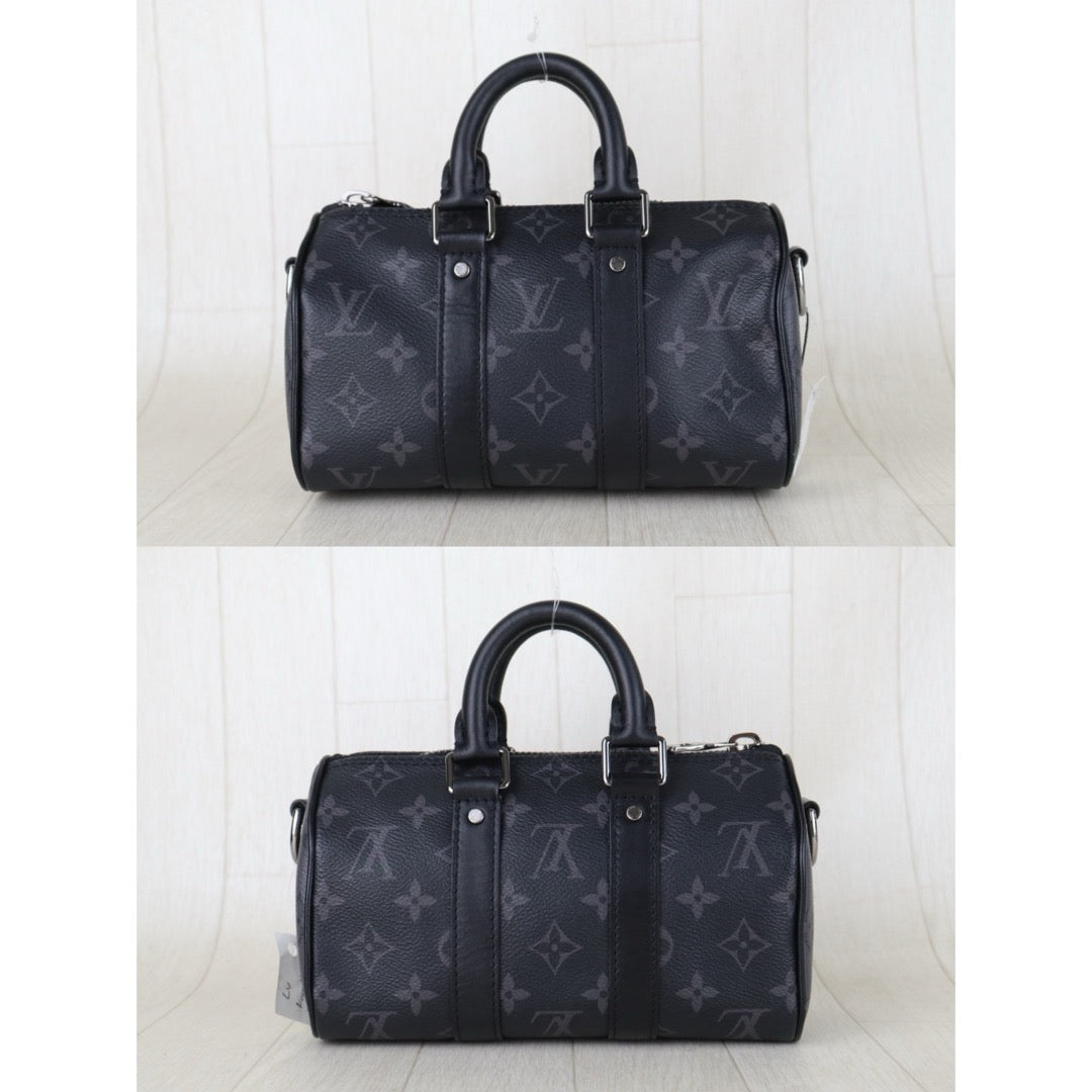 Include Entrupy Certificate of Authenticity｜Good ( Rank AB)｜ Louis Vuitton Monogram Keepall Bandouliere 25 Hand Bag With Shoulder Strap  IC Chips Model｜S26090706