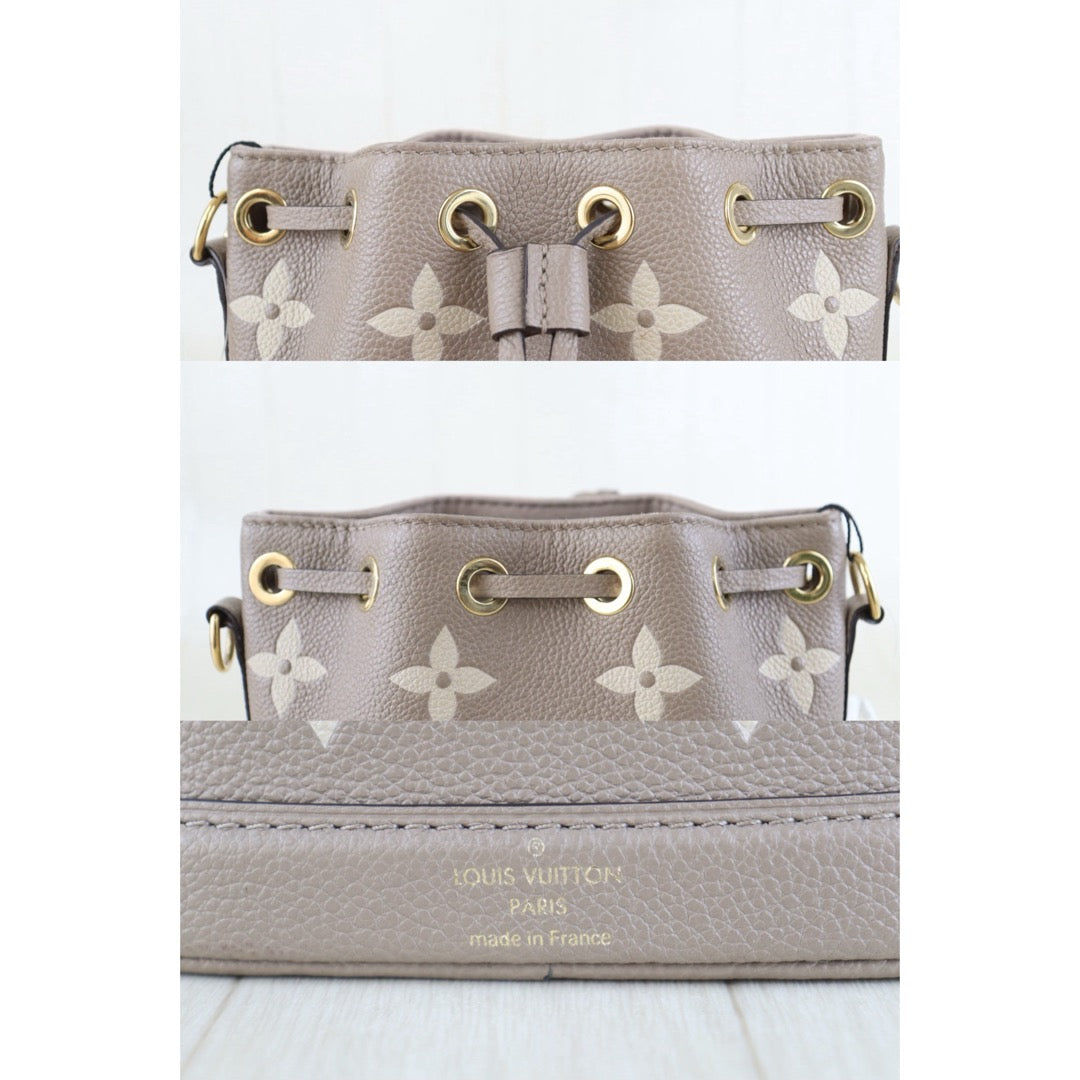 Louis Vuitton Monogram Empreinte Nano Noe ShoulderBag Elephant Grey IC Chips Model (Rank A) - photo 8