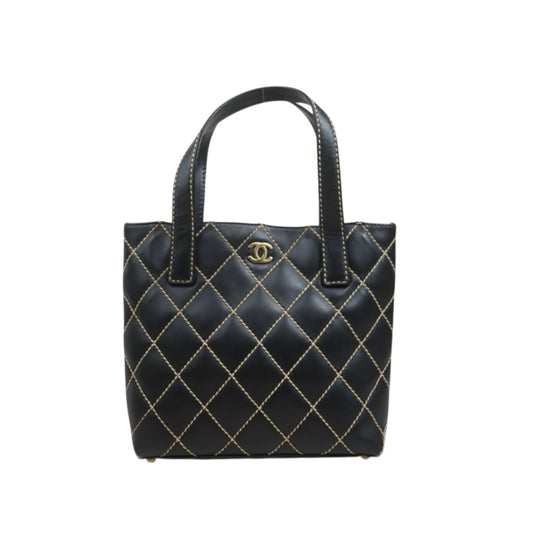 Include Entrupy Certificate of Authenticity｜Very Good ( Rank A)｜CHANEL Calf Leather Hand Bag Made In 2002-2003 Year｜26100606