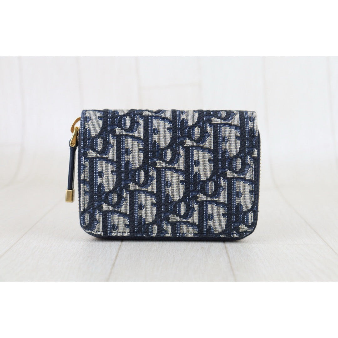 Excellent（Rank SA）｜Full Set  Dior Trotter Saddle Montaige Wallet Card Holder Coin Purse｜S25081413