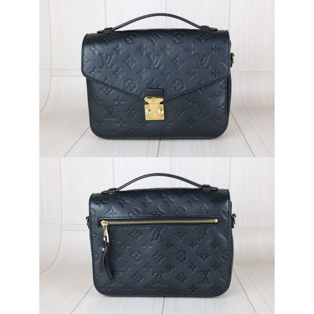 Very Good ( Rank A)｜LV Monogram Pichette Metis ShoulderBag Black｜S25101606