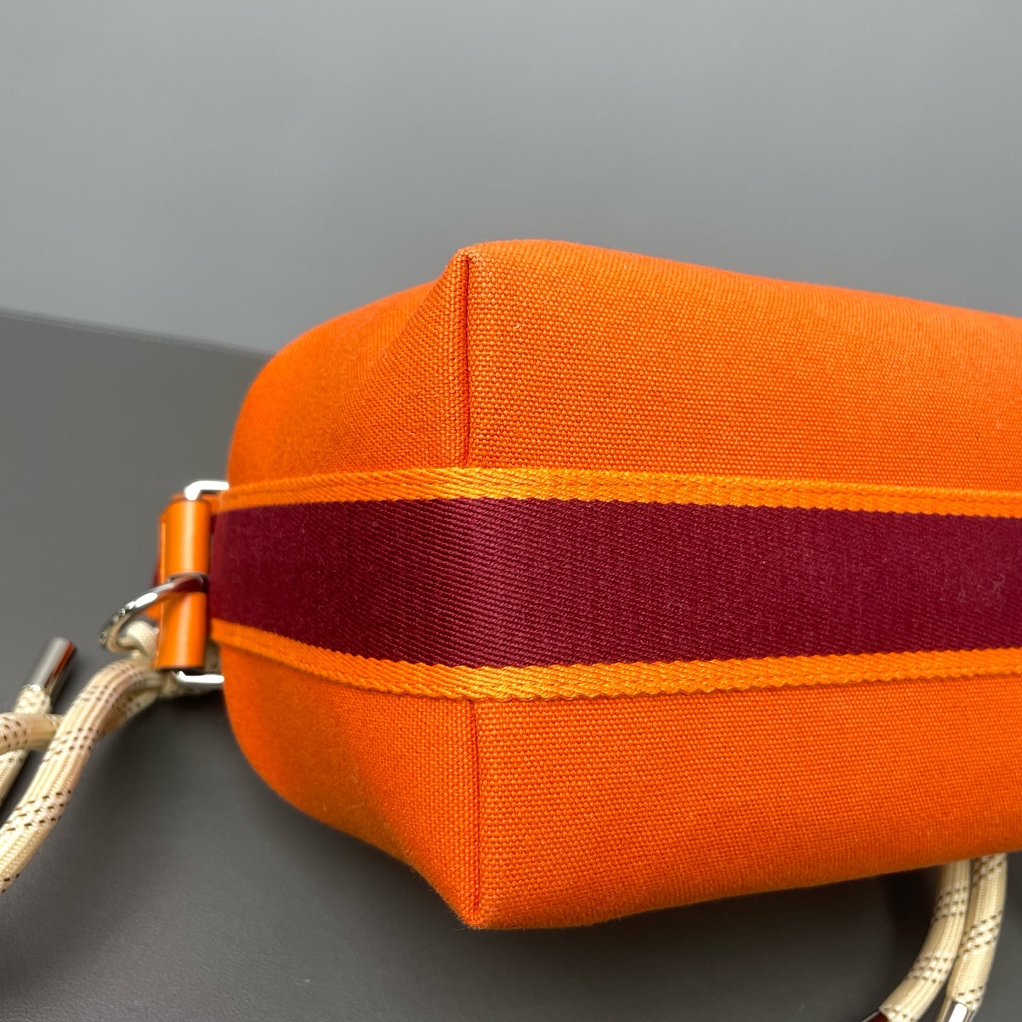 Very Good ( Rank A) ｜ HERMES Bride-A-Brac Canvas  Handbag