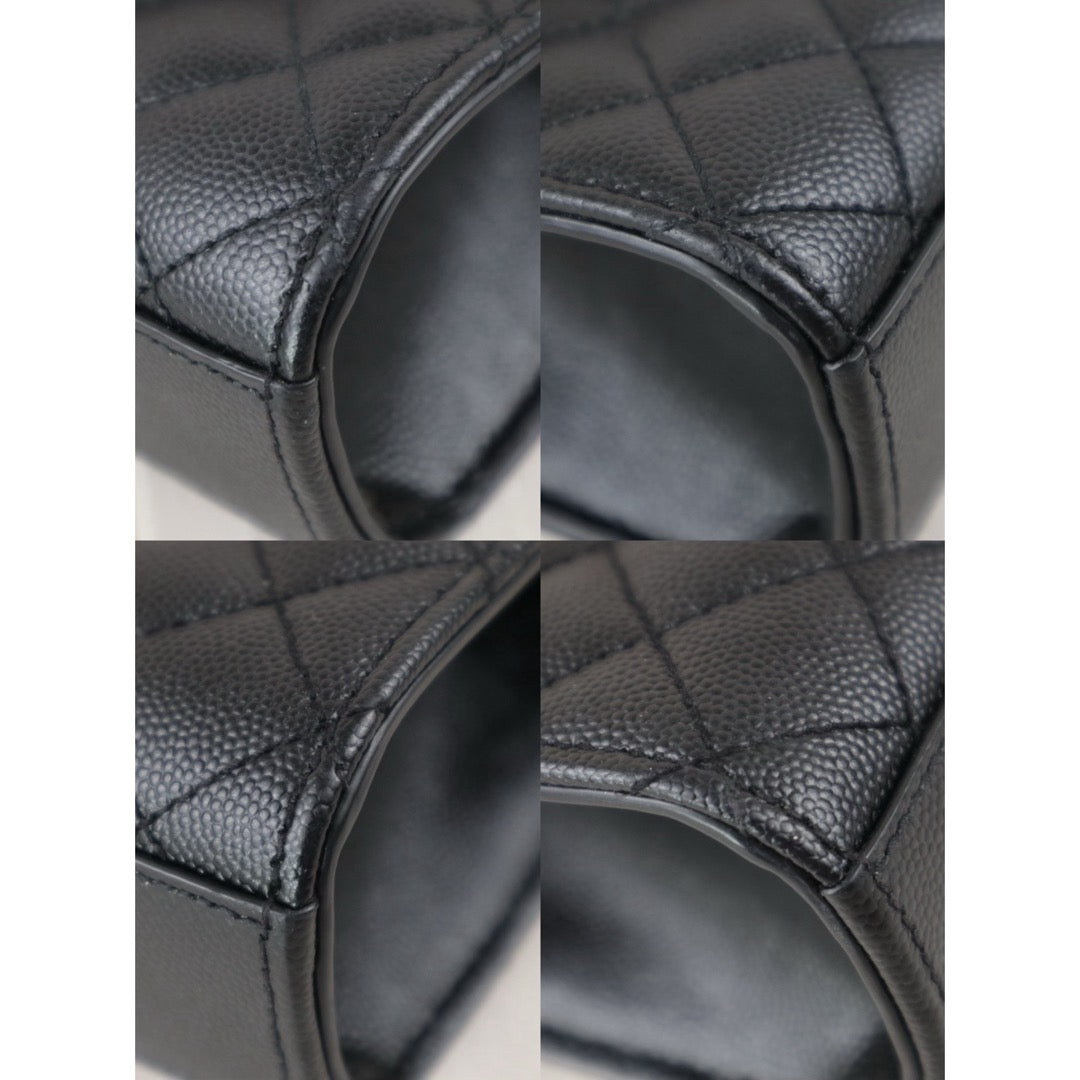 Good ( Rank AB) ｜  Saint Laurent YSL Envelope Shoulder Bag Black｜J25060501