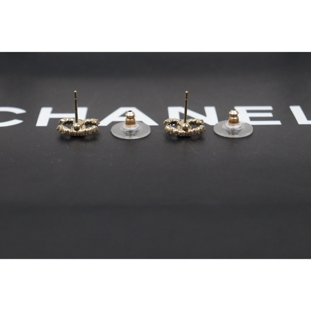 Very Good ( Rank A) ｜ CHANEL C20K Coco Mark  Pearl Golden  Earrings Made In 2020Year｜26020609