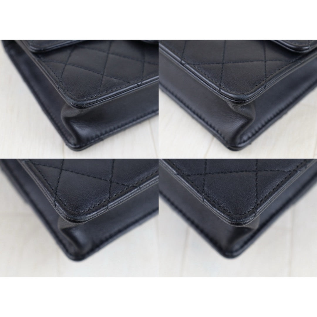 Good ( Rank AB)｜ CHANEL Lamb Skin Matrasse Pearl Chain CF Shoulder Bag Made in 2020-2021 Year｜H25111701