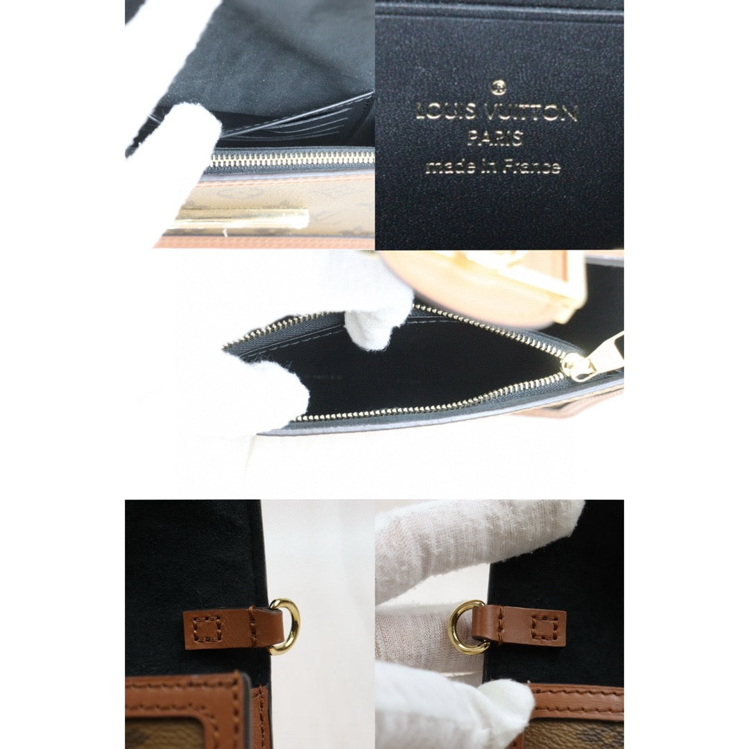 Very Good ( Rank A) ｜LV Monogram Reverse Dauphine Mini WOC Chain Shoulder Bag ｜S25021018
