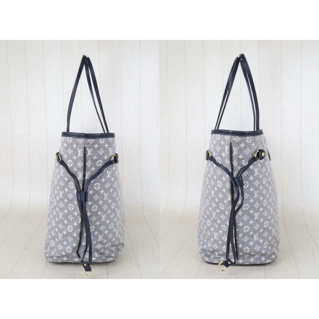 Include Entrupy Certificate of Authenticity｜Good ( Rank AB)｜ Louis Vuitton Monogram Canvas Neverful ShoulderBag  Gray｜S26073115