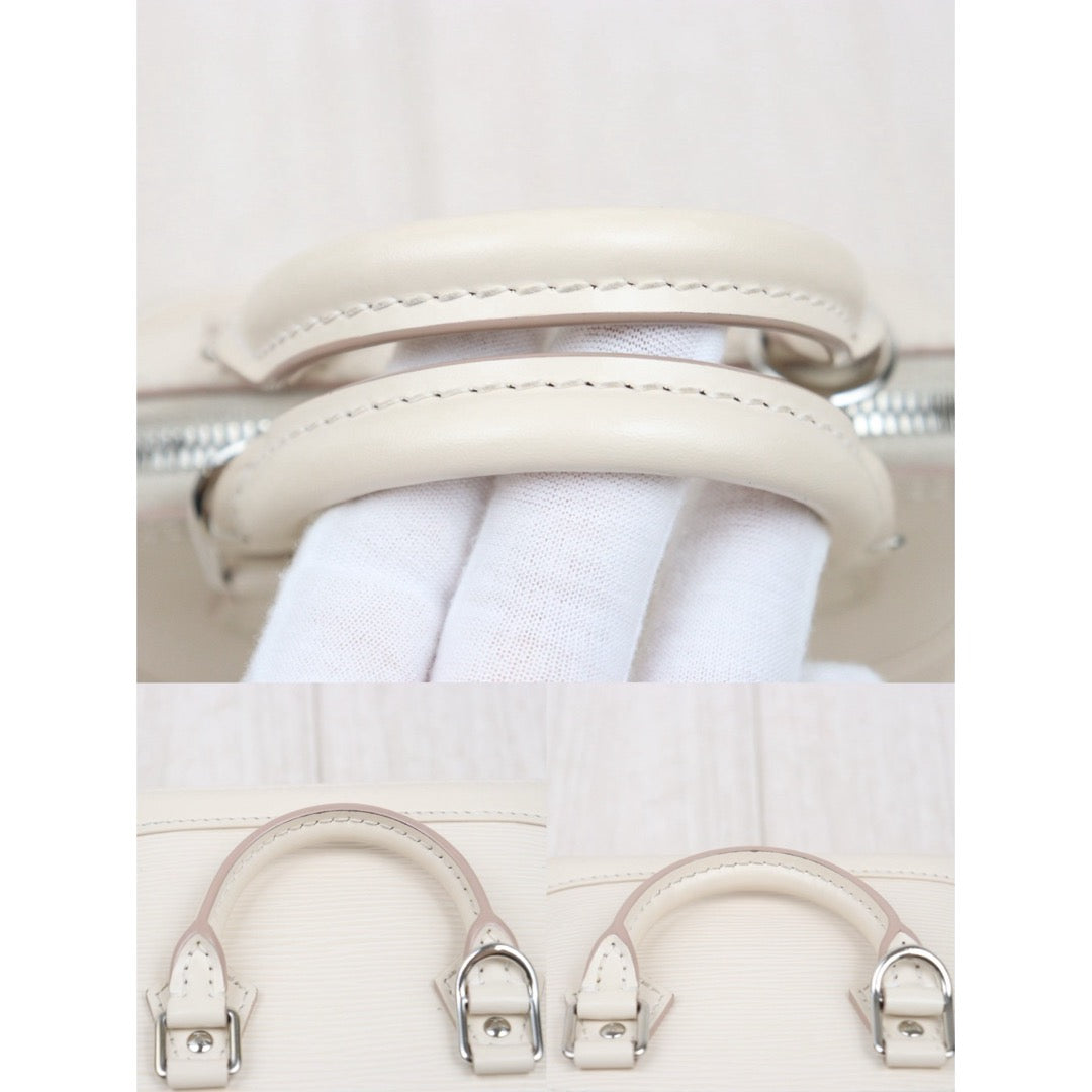 Good ( Rank AB)｜LV Epi Nano Alma HandBag Shoulder Bag Cream White IC Chips Model｜P25080605