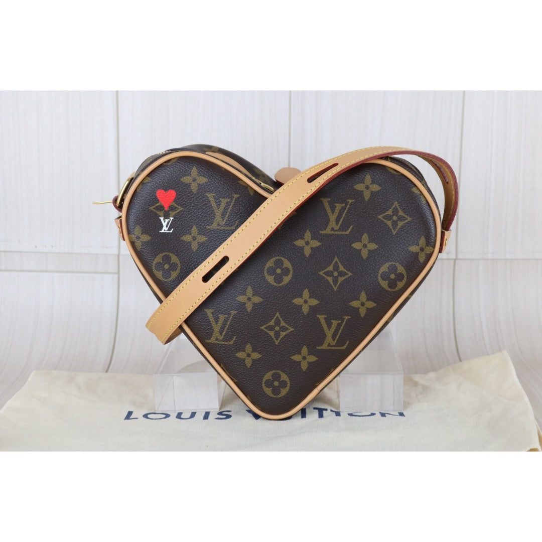 Include Entrupy Certificate of Authenticity｜Very Good ( Rank A)｜ Louis Vuitton Monogram Game On Coeur Shoulder Bag  ｜X26030701