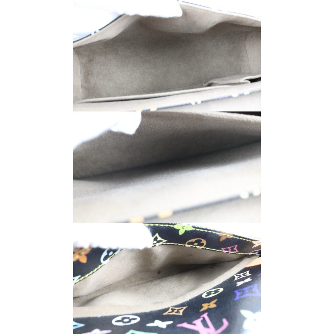 Include Entrupy Certificate of Authenticity｜Good ( Rank AB)｜Louis Vuitton Monogram Takashi Murakam Multicolor Beverly MM HandBag｜S26080115