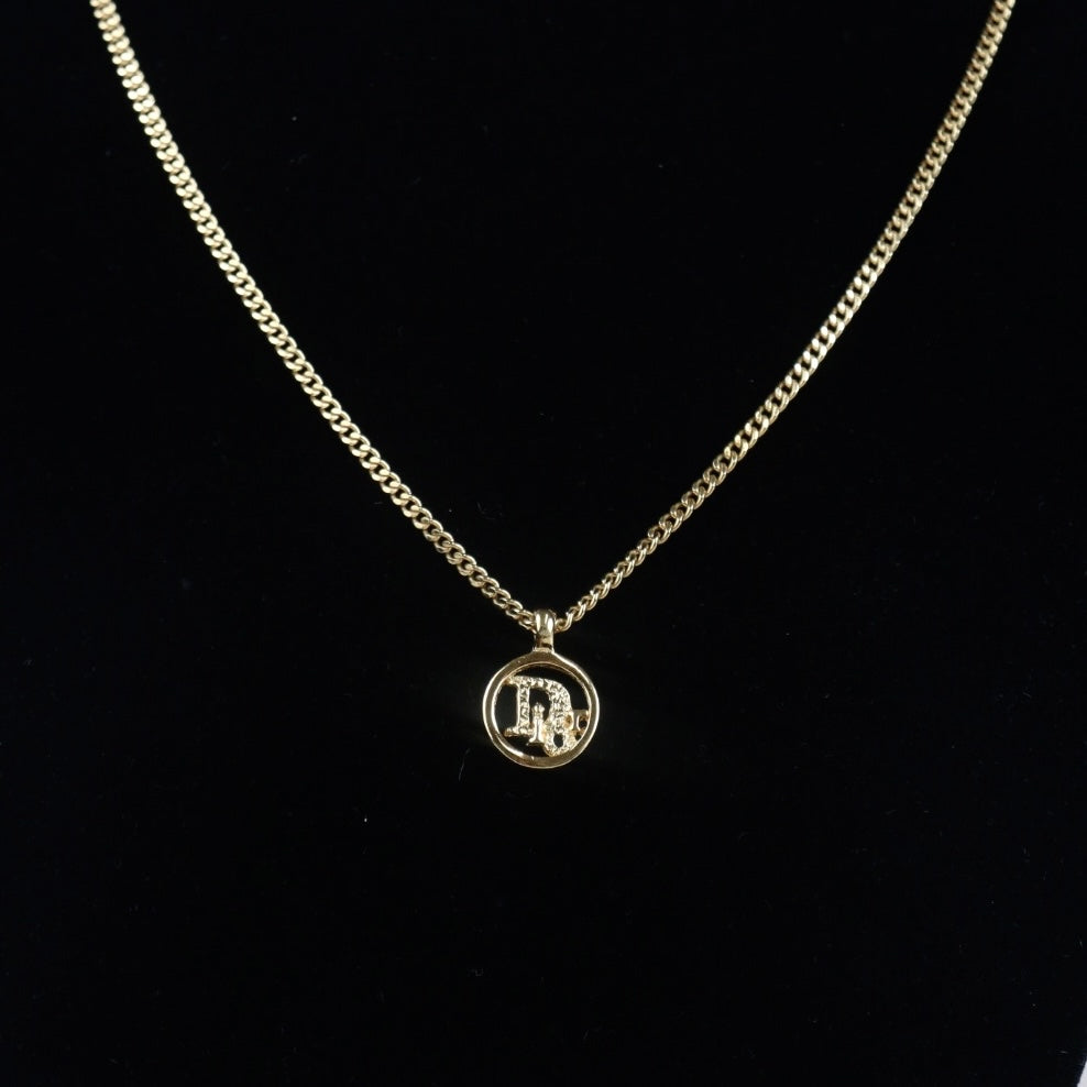 Rank A ｜ Dior  Necklace Gold Plating｜V23082615