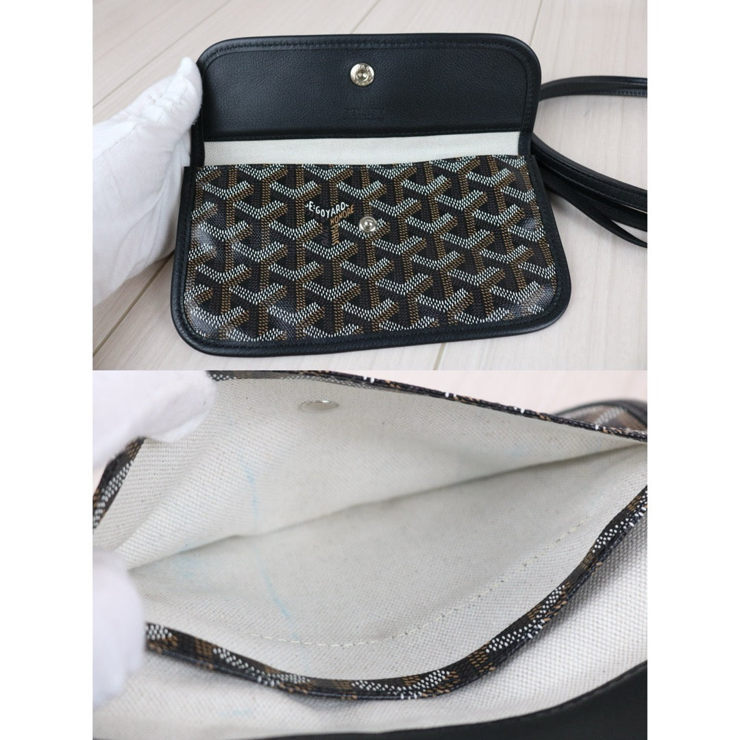 Very Good ( Rank A)｜ Goyard Saint-Louis PM Tote Bag Black｜S25063006