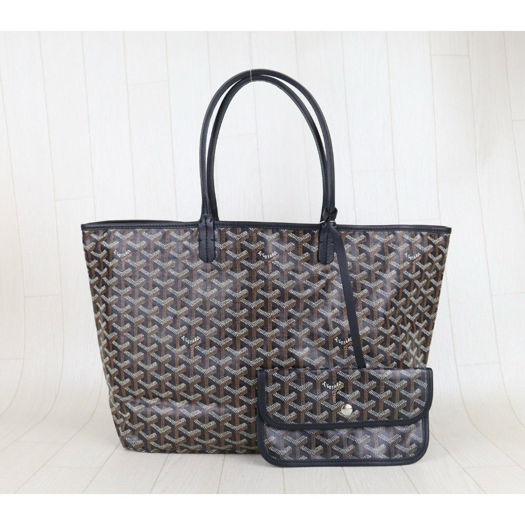 Very Good ( Rank A)｜ Goyard Saint-Louis PM Tote Bag Black｜S25092809