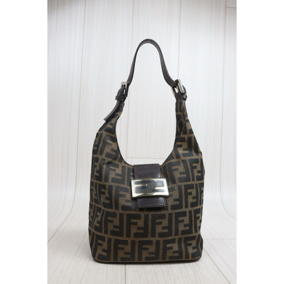 Include Entrupy Certificate of Authenticity｜Good ( Rank AB)｜ FENDI Mamma French Fries Charm Shoulder Bag  ｜26080620
