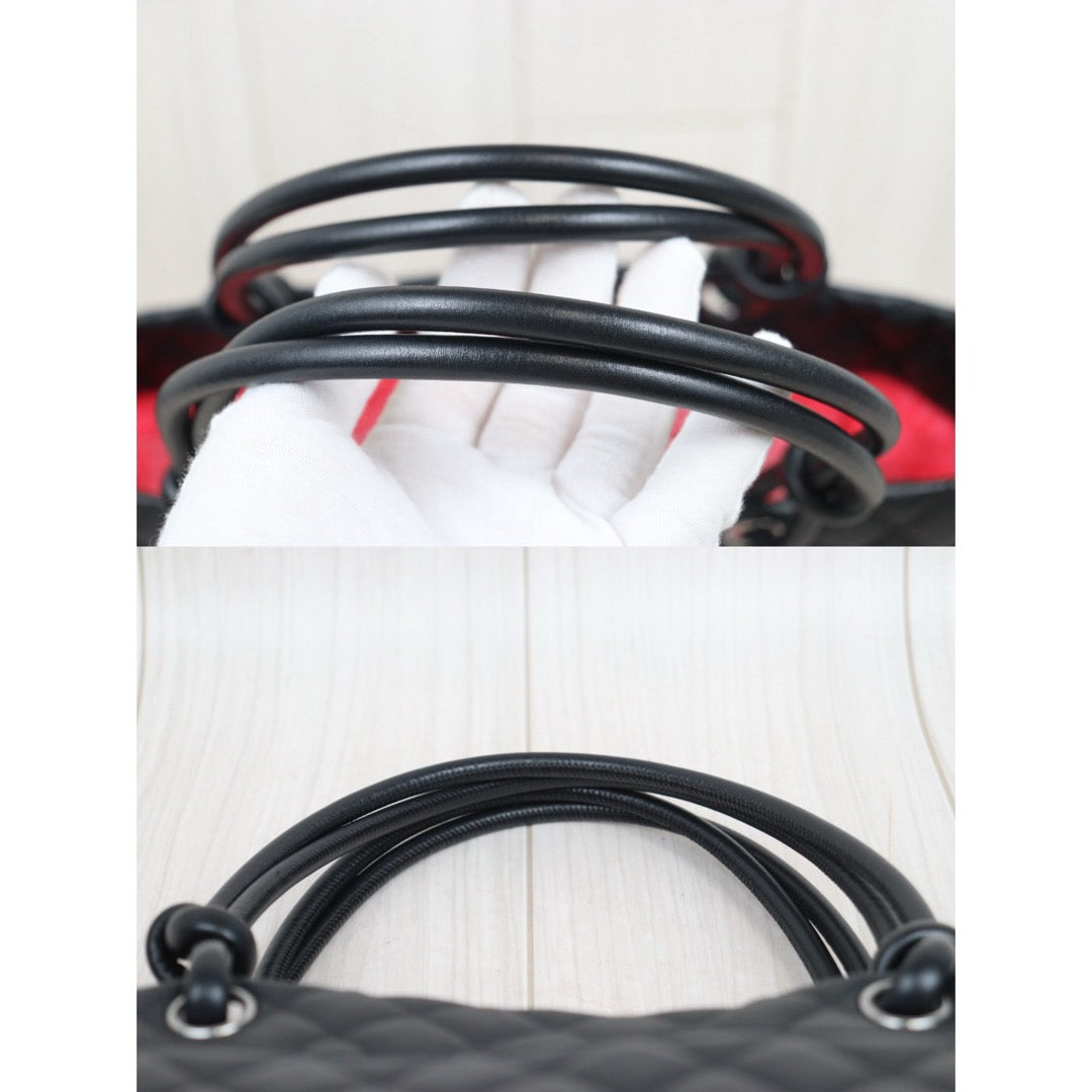 Very Good ( Rank A)｜ CHANEL Cambon Calf Leather So Black ToteBag Made In 2011Year｜P25082710