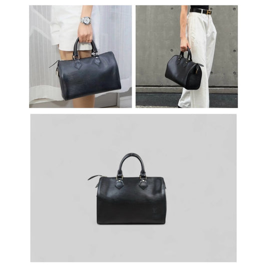 Very Good ( Rank A)｜ LV Epi Speedy 25 Hand Bag Black｜25042114