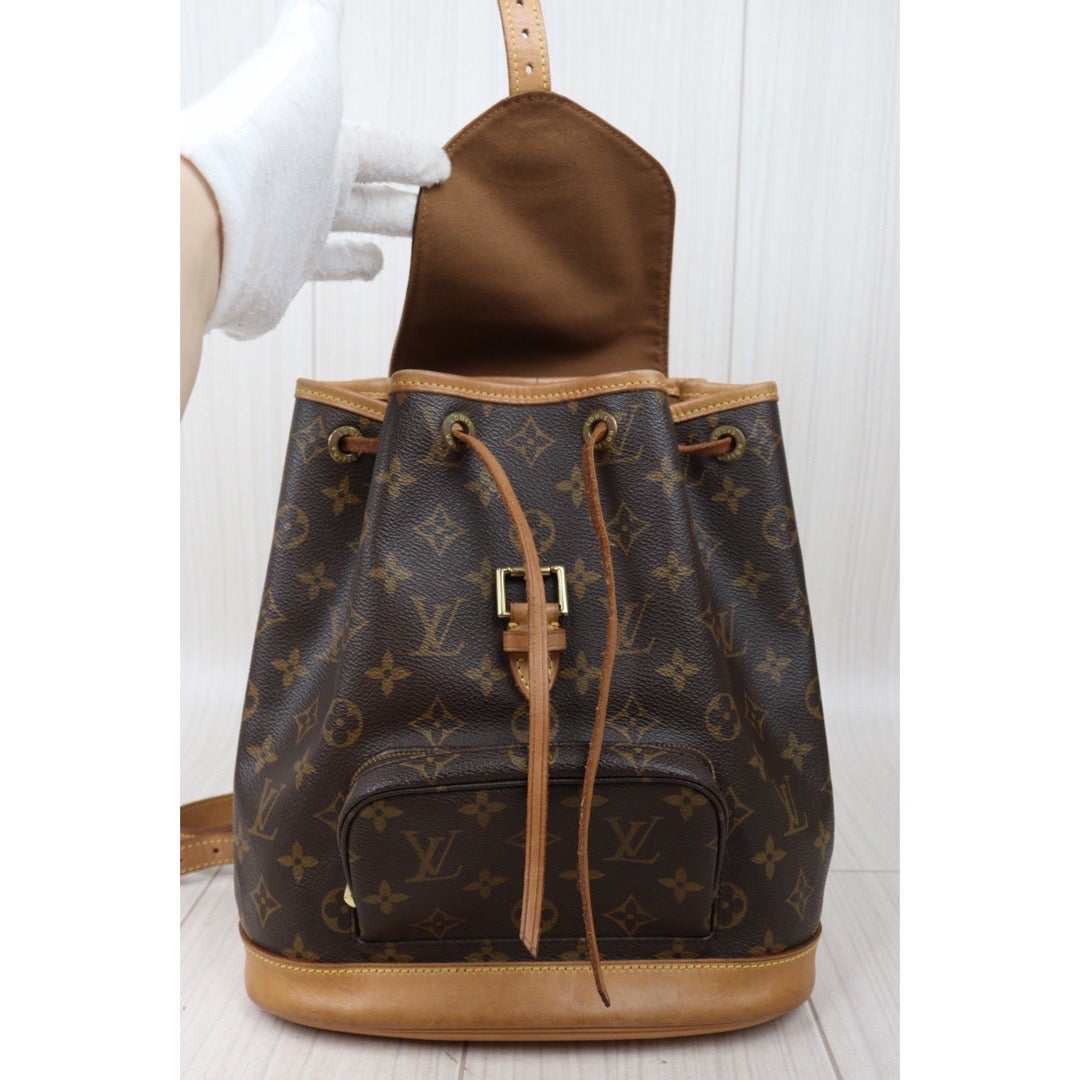 Rank AB｜ LV Monogram Montsouris MM Backpack｜24051103