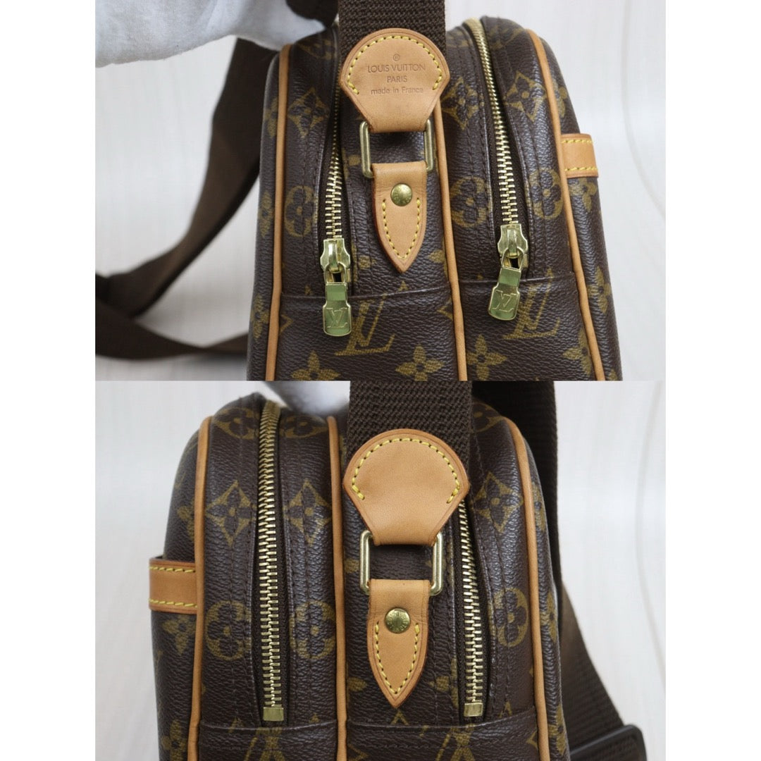 Include Entrupy Certificate of Authenticity｜Good ( Rank AB) ｜  Louis Vuitton Monogram Reporter PM Shoulder Bag｜26100503