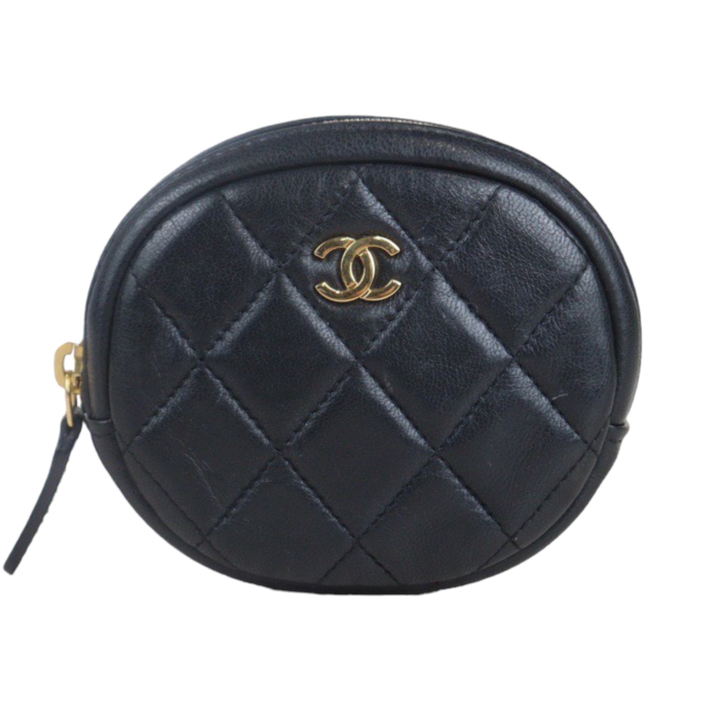 Rank A ｜ CHANEL Matrasse Lambskin Coin Holder｜V23082616