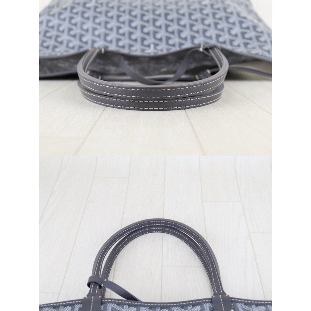 Very Good ( Rank A)｜ Goyard Saint-Louis PM Tote Bag Grey｜H25011324