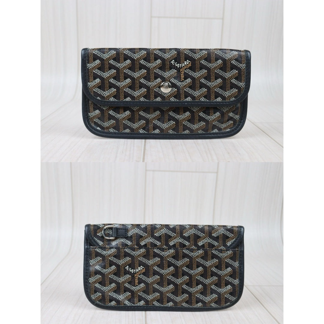 Rank A ｜ Goyard Saint-Louis PM Tote Bag Black｜S24071442