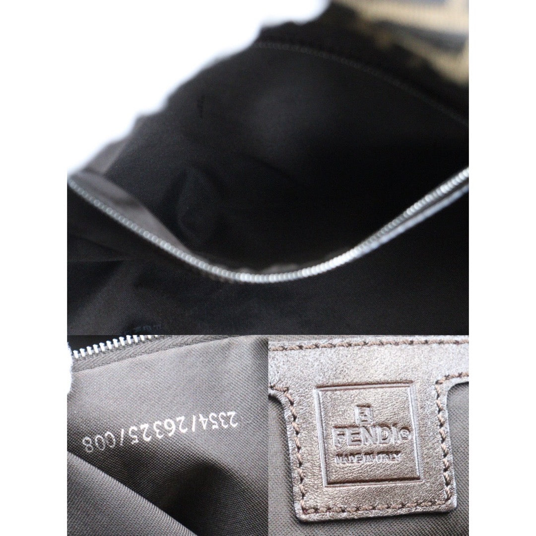 Rank A｜ FENDI Zucca Mamma Baguette Shoulder Bag ｜24030727