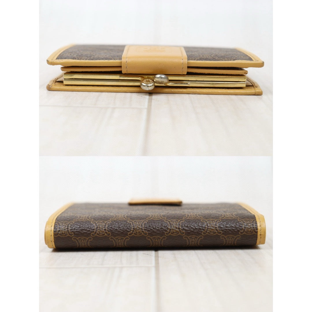 Good ( Rank AB)｜ CELINE Macadam Wallet ｜V24122613