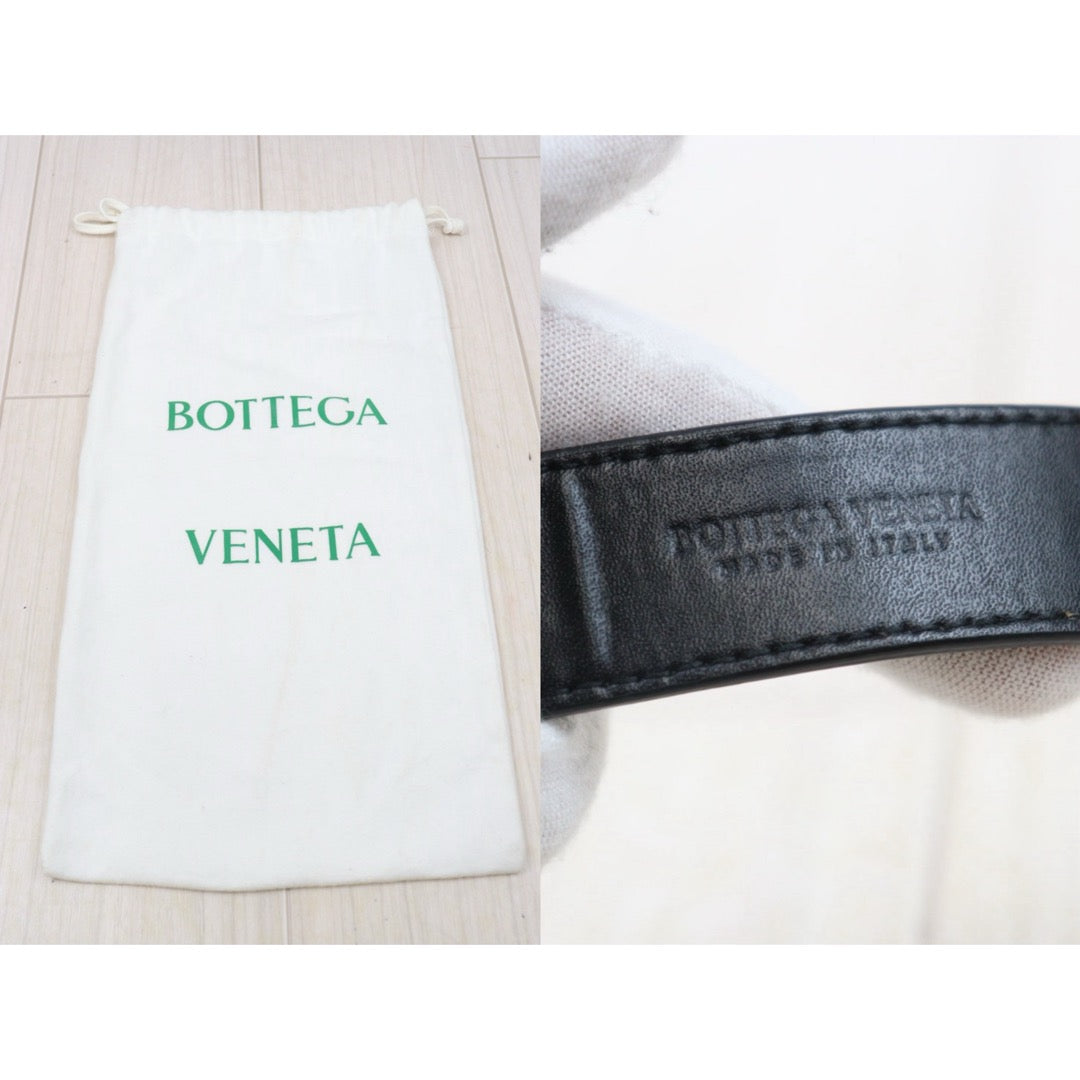Very Good ( Rank A)｜ Bottega Veneta Calf Leather Belt Cassette Shoulder Bag Body Bag Waist Bag  Black IC Chips Model ｜S25071014