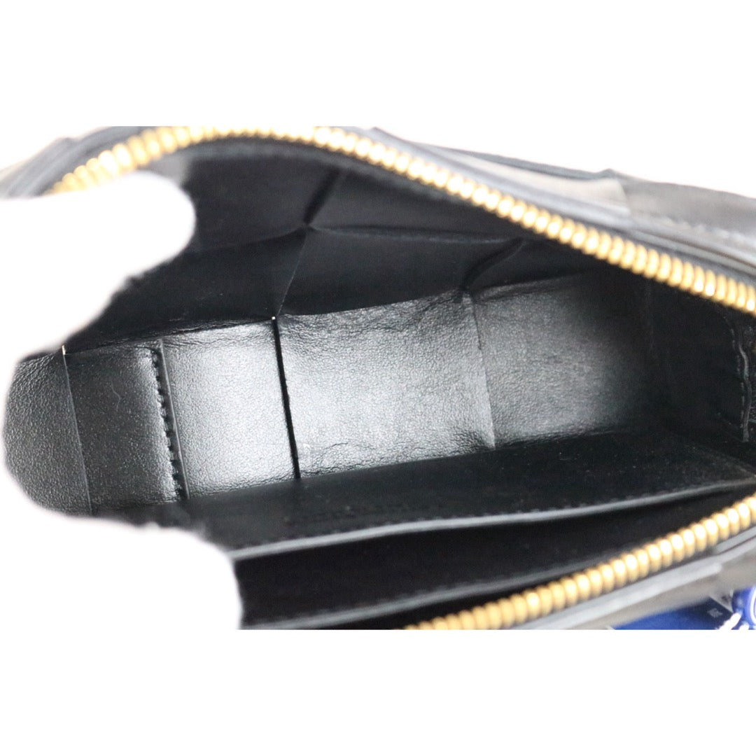 Very Good ( Rank A)｜ Bottega Veneta Lamb Skin Belt Cassette Shoulder Black IC Chips Model ｜S25103006